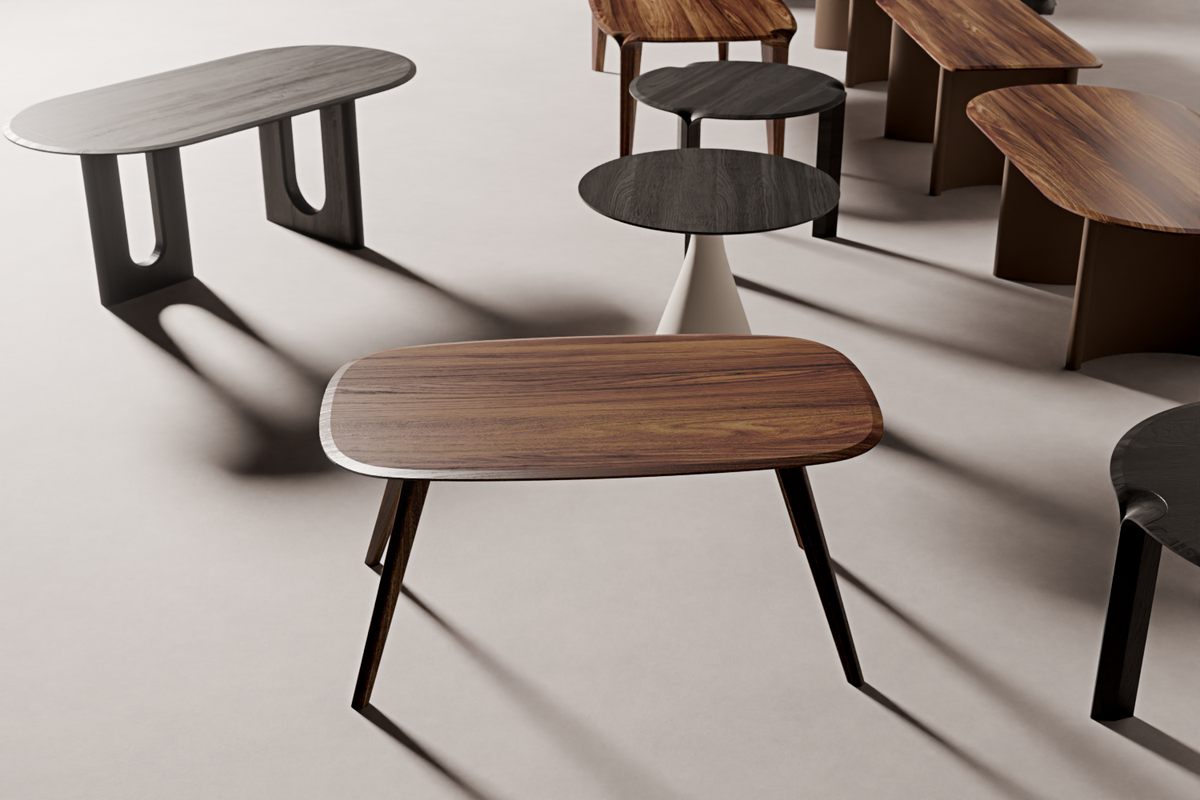 Table XF Series — material and finish view