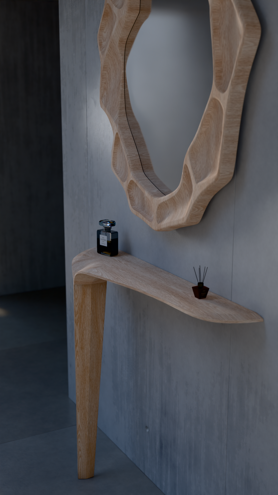Console Table Moriel — styled interior view
