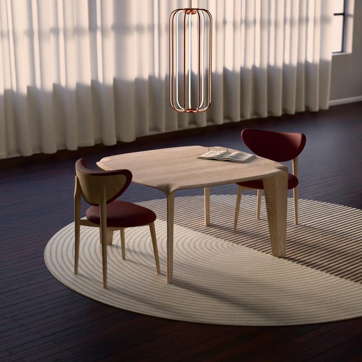 Dining Table Quadra — 3D model preview