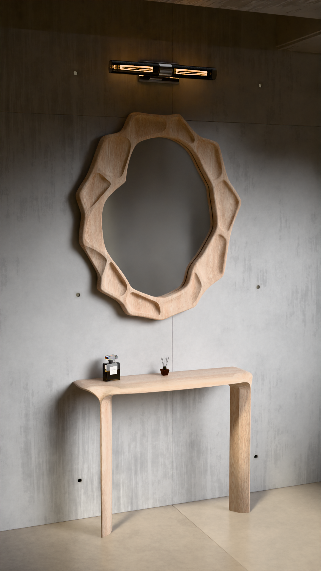 Console Table Aroven — material and finish view