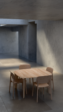 Dining Table Quadra — third material and finish