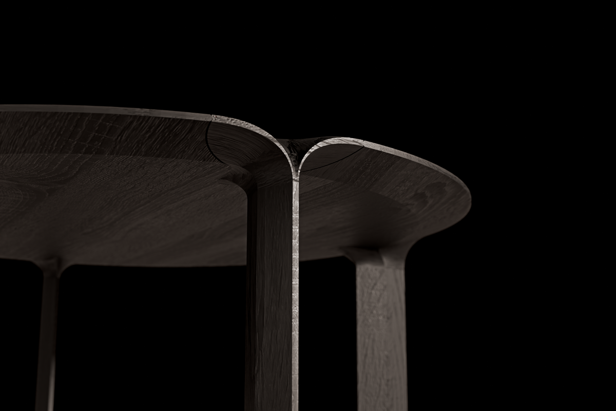 Dining Table Y46 — styled interior view