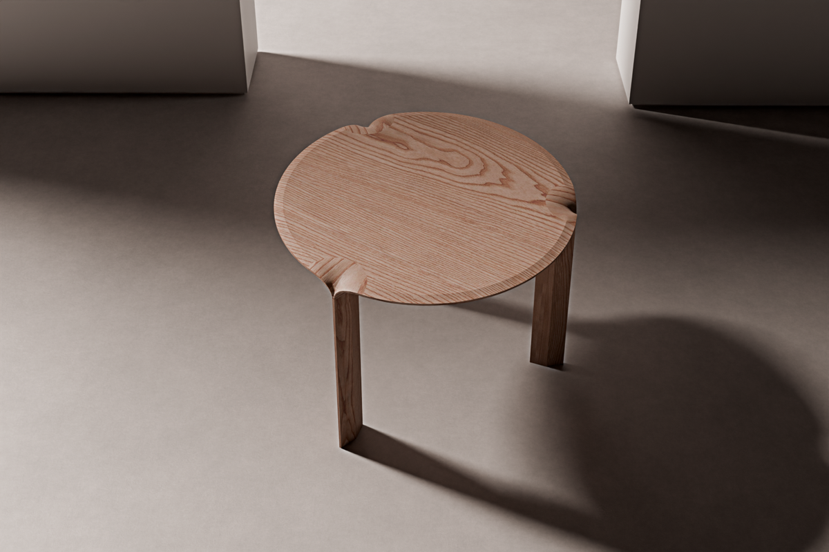 Dining Table Evon — third material and finish