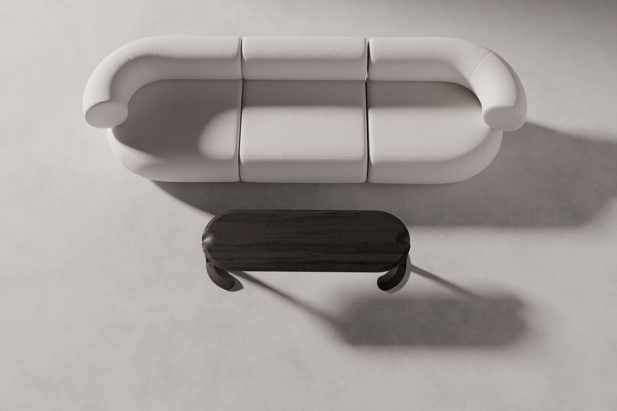 Coffee Table DPoint 46 — sculptural form detail