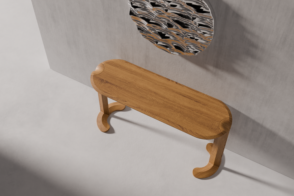 Console Table Neravo — material and finish view