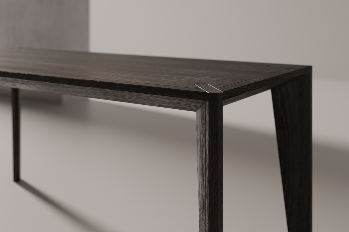 Table D-Edge — sculptural form detail