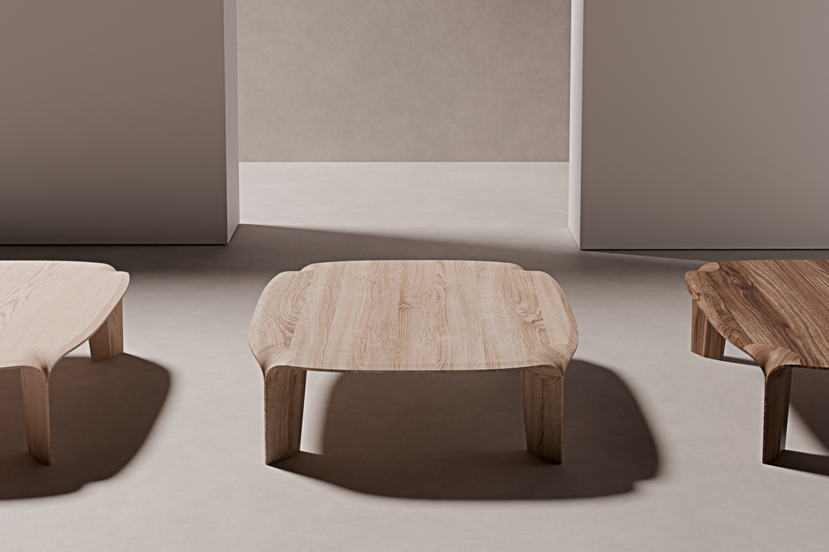 Coffee Table Erelio — material and finish view