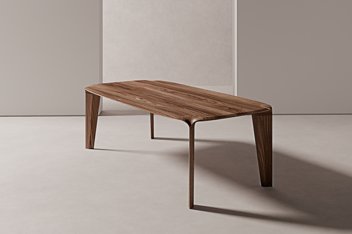 Dining Table Plata — alternate material and finish