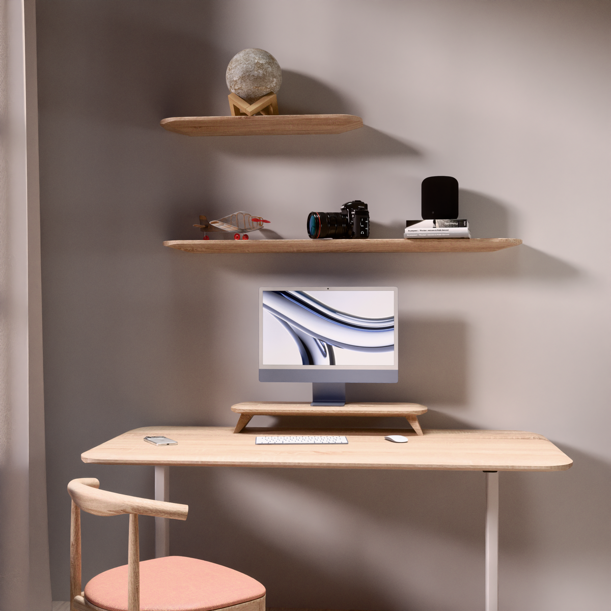 Shelving System Rivelo — styled interior view