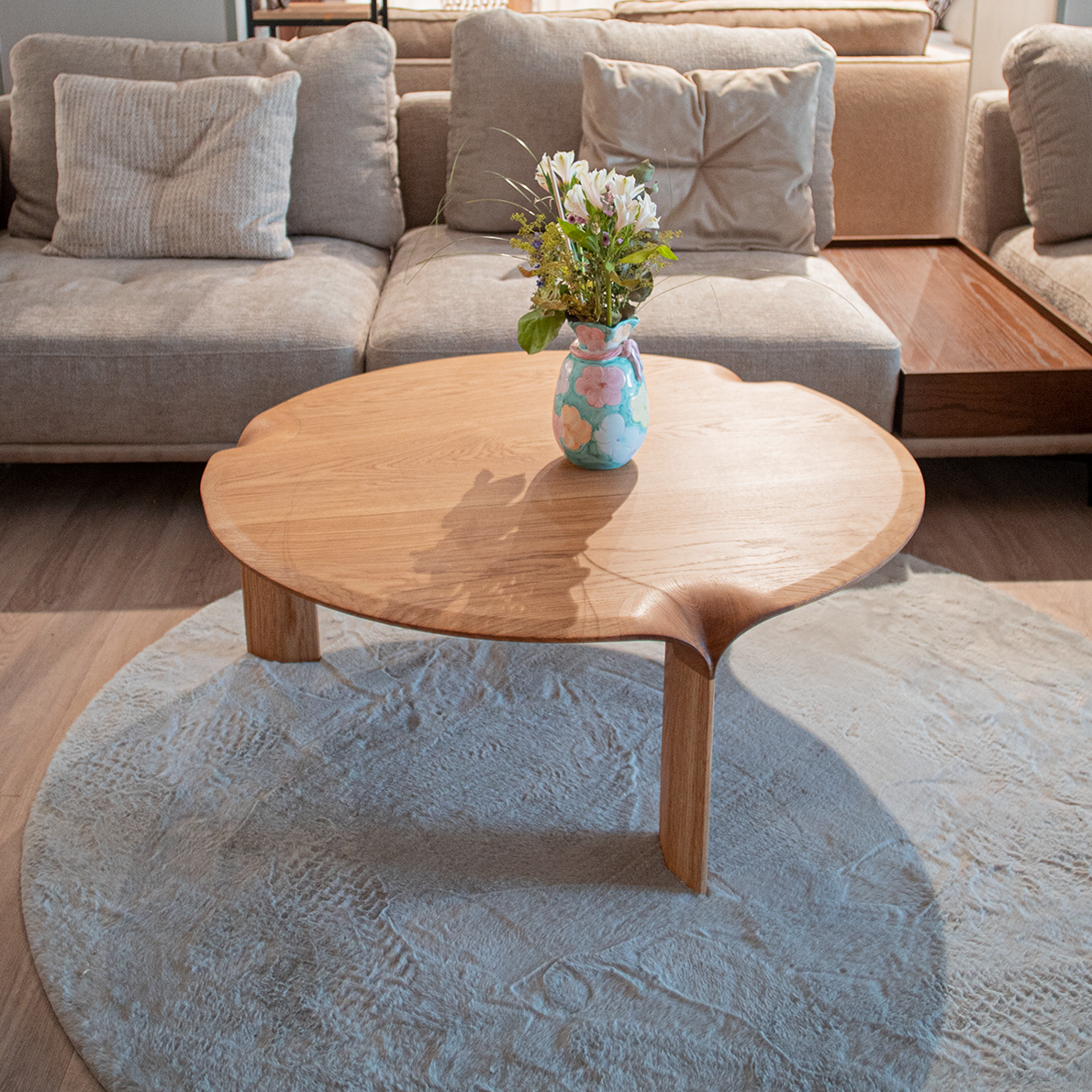 Coffee Table Sorevi — material and finish view