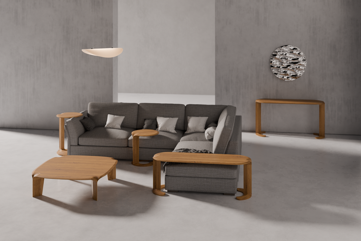 Coffee Table DPoint 46 — styled interior view