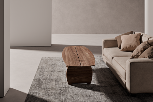 Coffee Table Surf46 — sculptural form detail