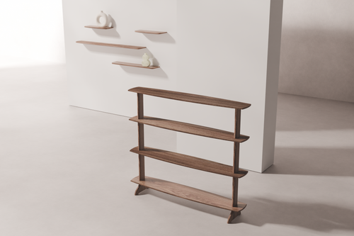 Shelving System Surf46 — material and finish view