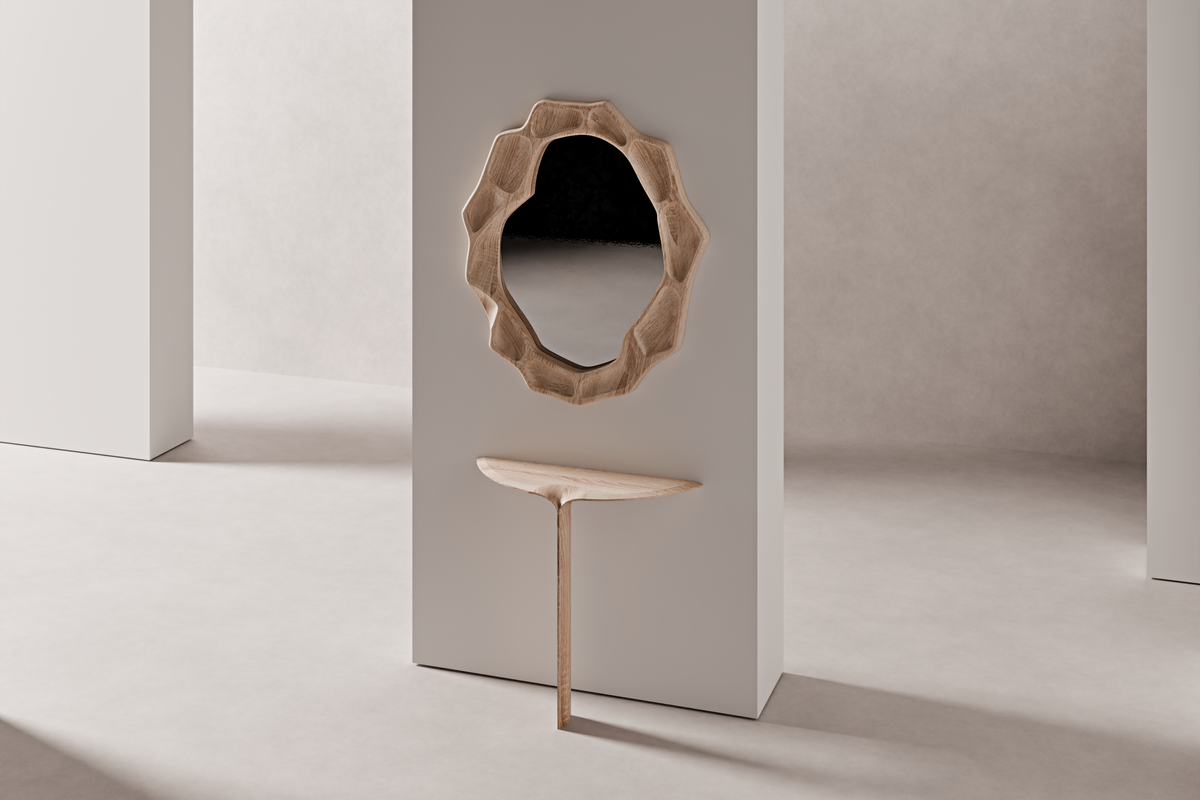 Console Table Selion — alternate material and finish