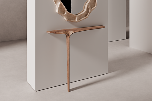 Console Table Moriel — alternate material and finish
