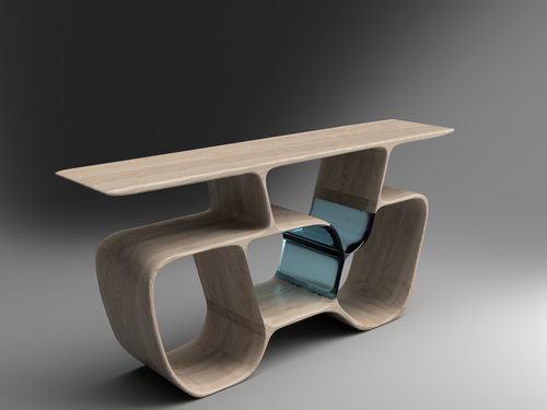 Console Ancestor Y — sculptural form detail