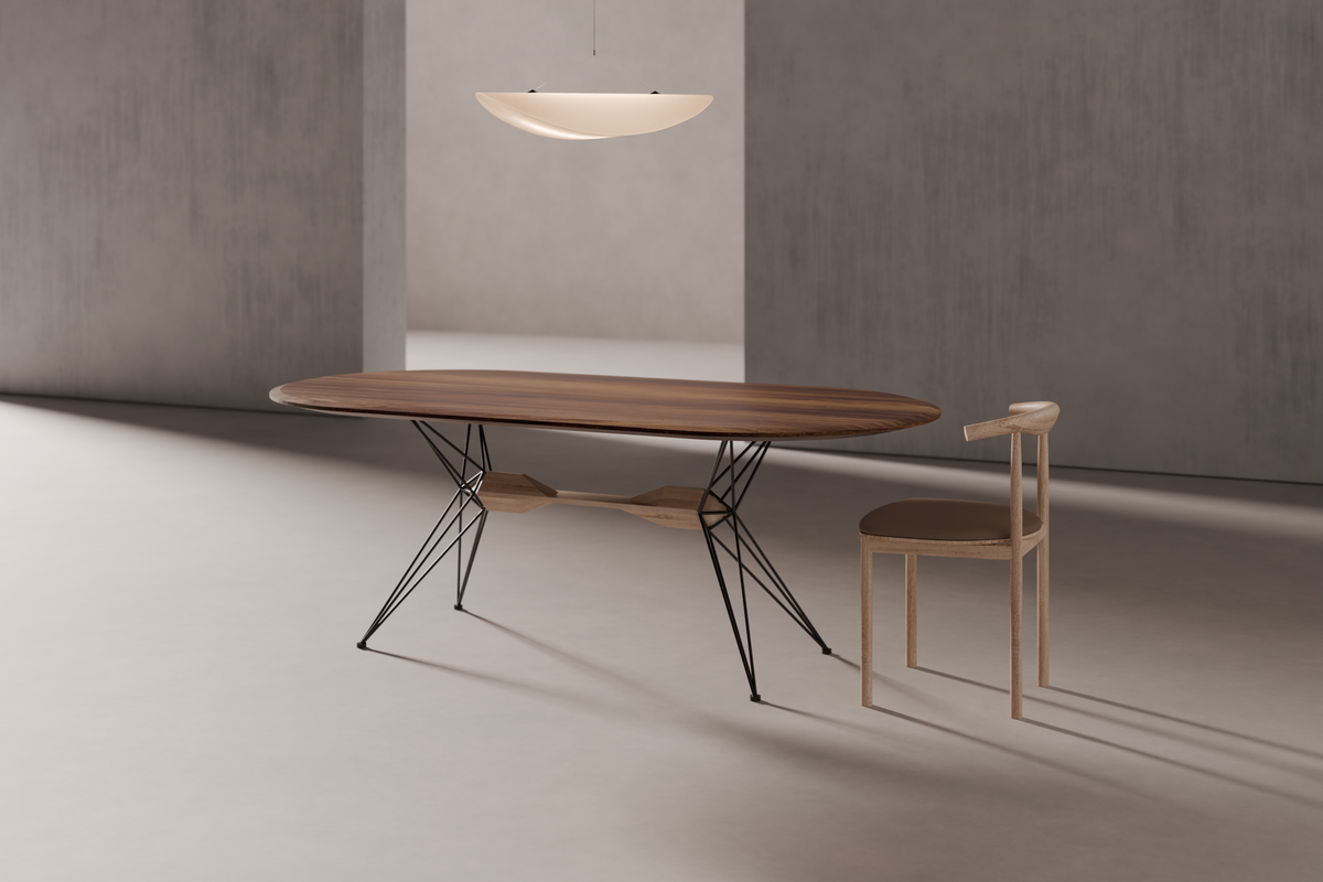 Desk Oval MF Series — craftsmanship detail