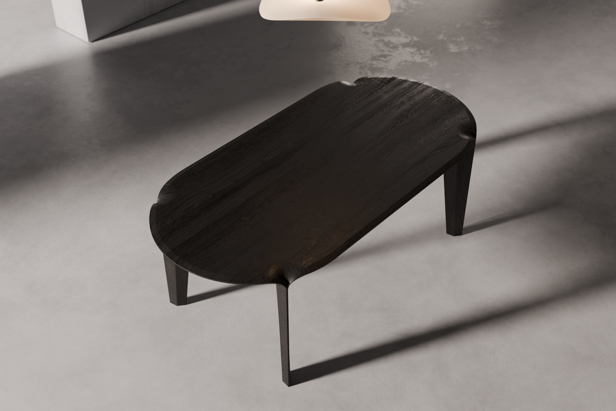 Dining Table Olevio — third material and finish