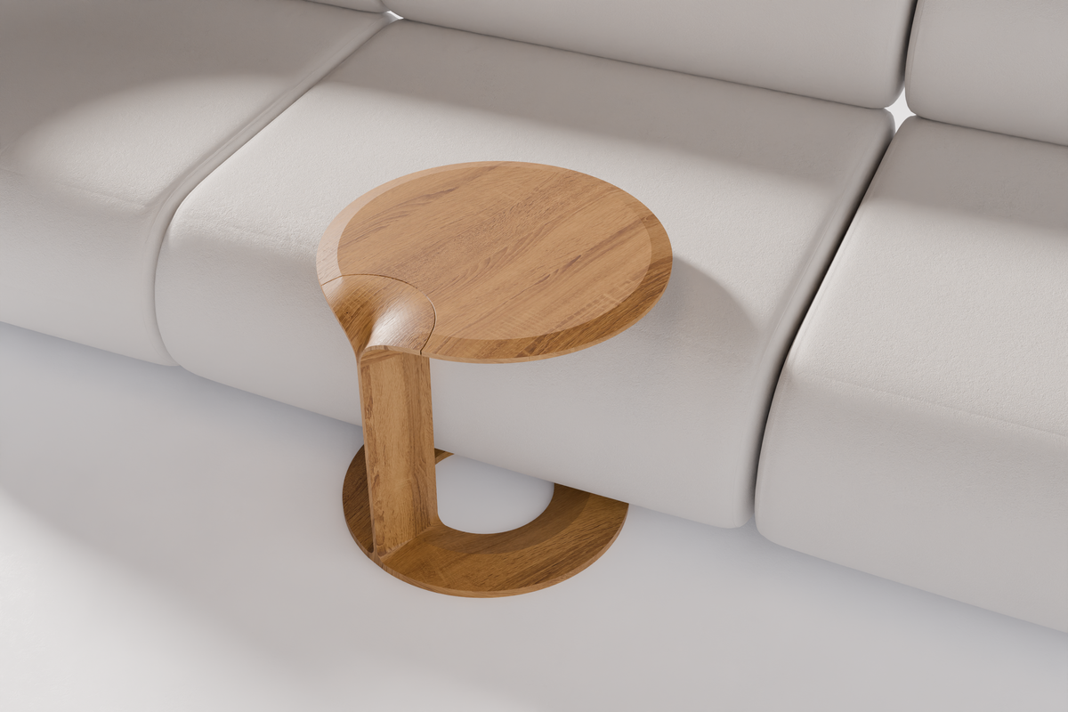 Coffee Table Point 46 — material and finish view